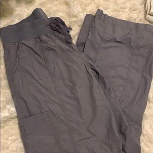 Gray scrub pants